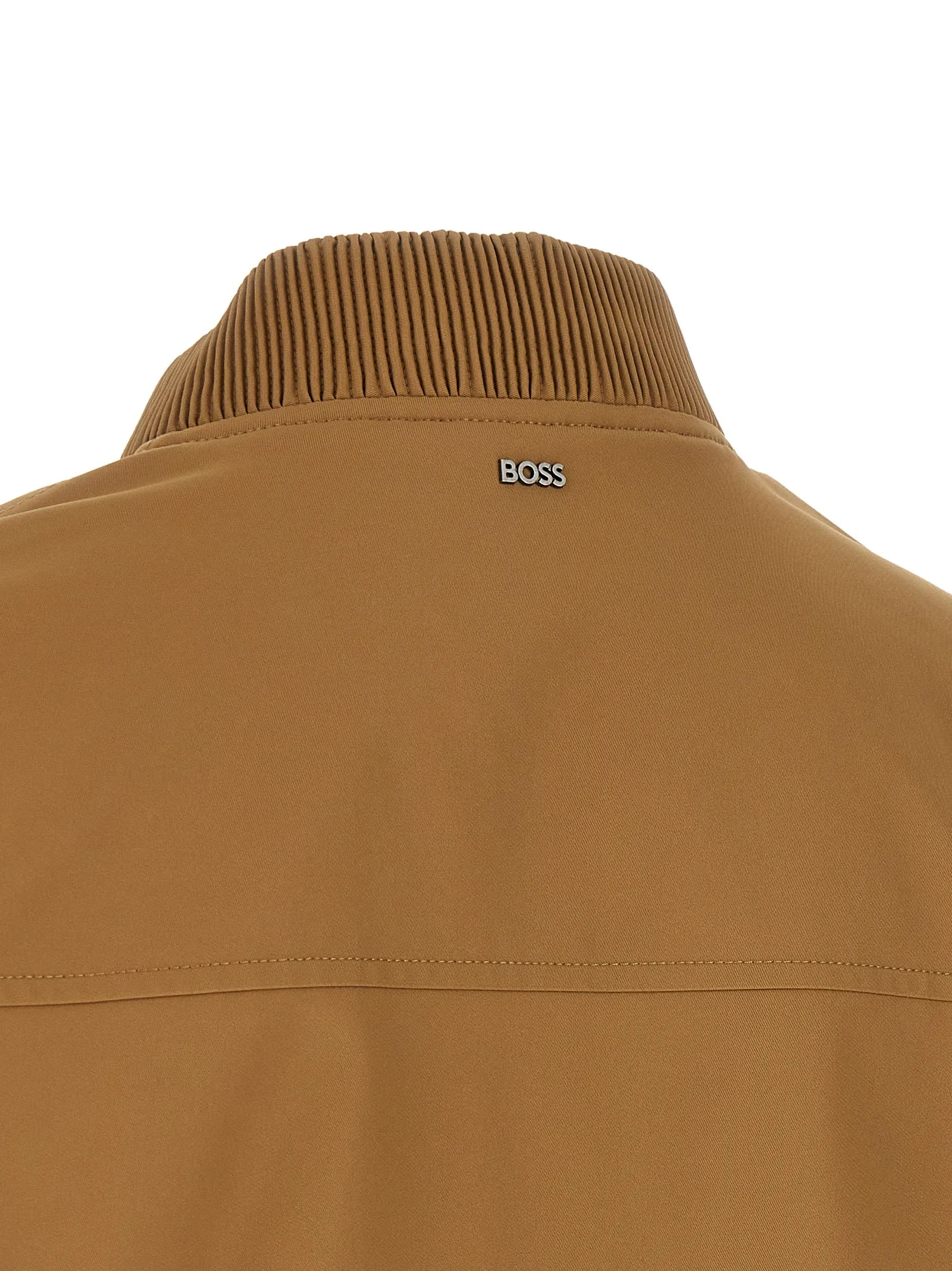 Monogram Sleeve Bomber Jacket Puffer Jackets Beige sold by Wanan Luxury product image thumbnail 4