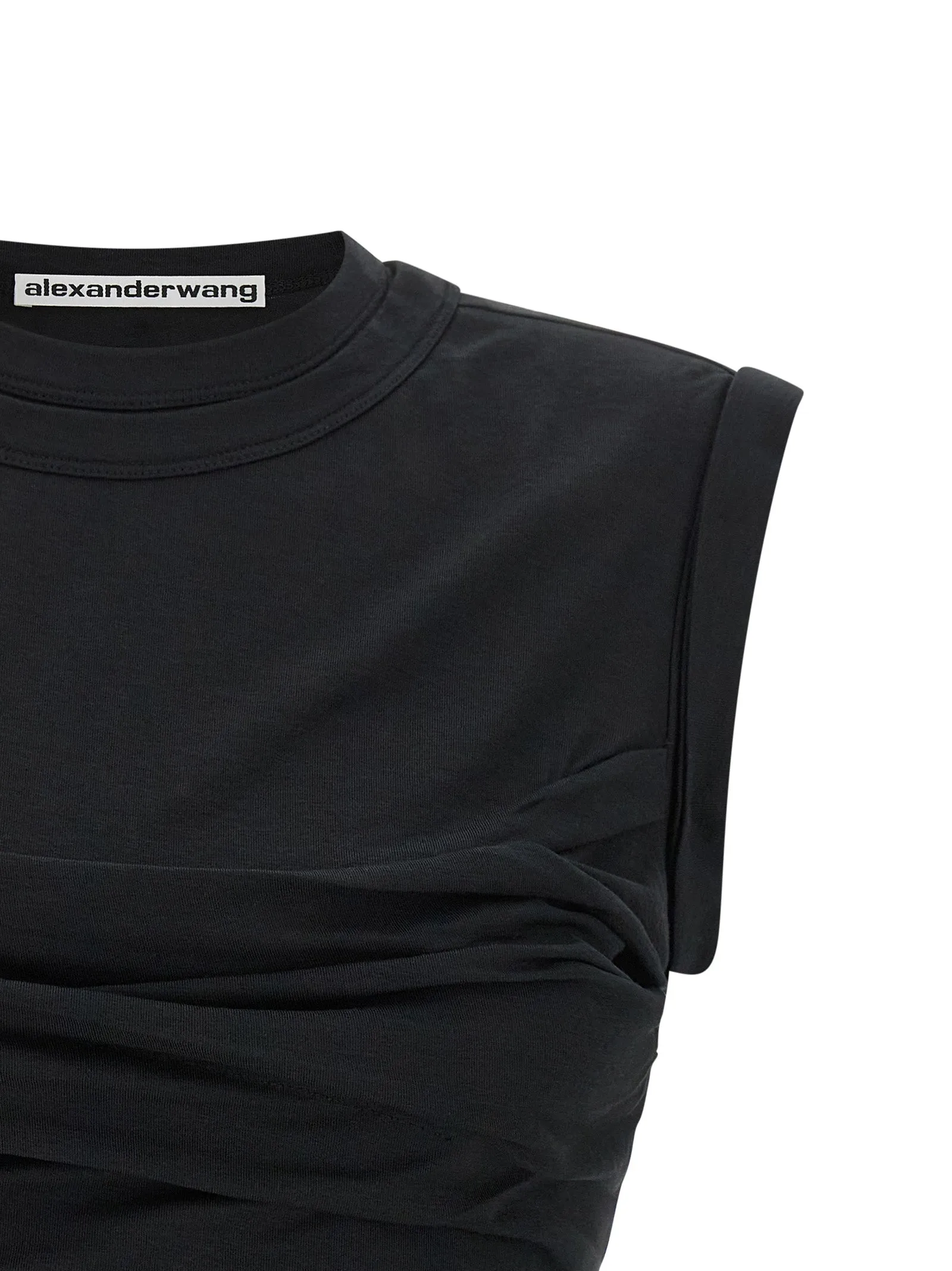 Twisted Bust Layered Tank Tops Black sold by Wanan Luxury product image thumbnail 3
