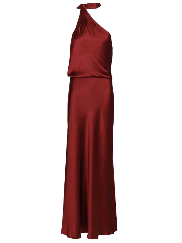 Estelle Dress Bordeaux made by STAUD