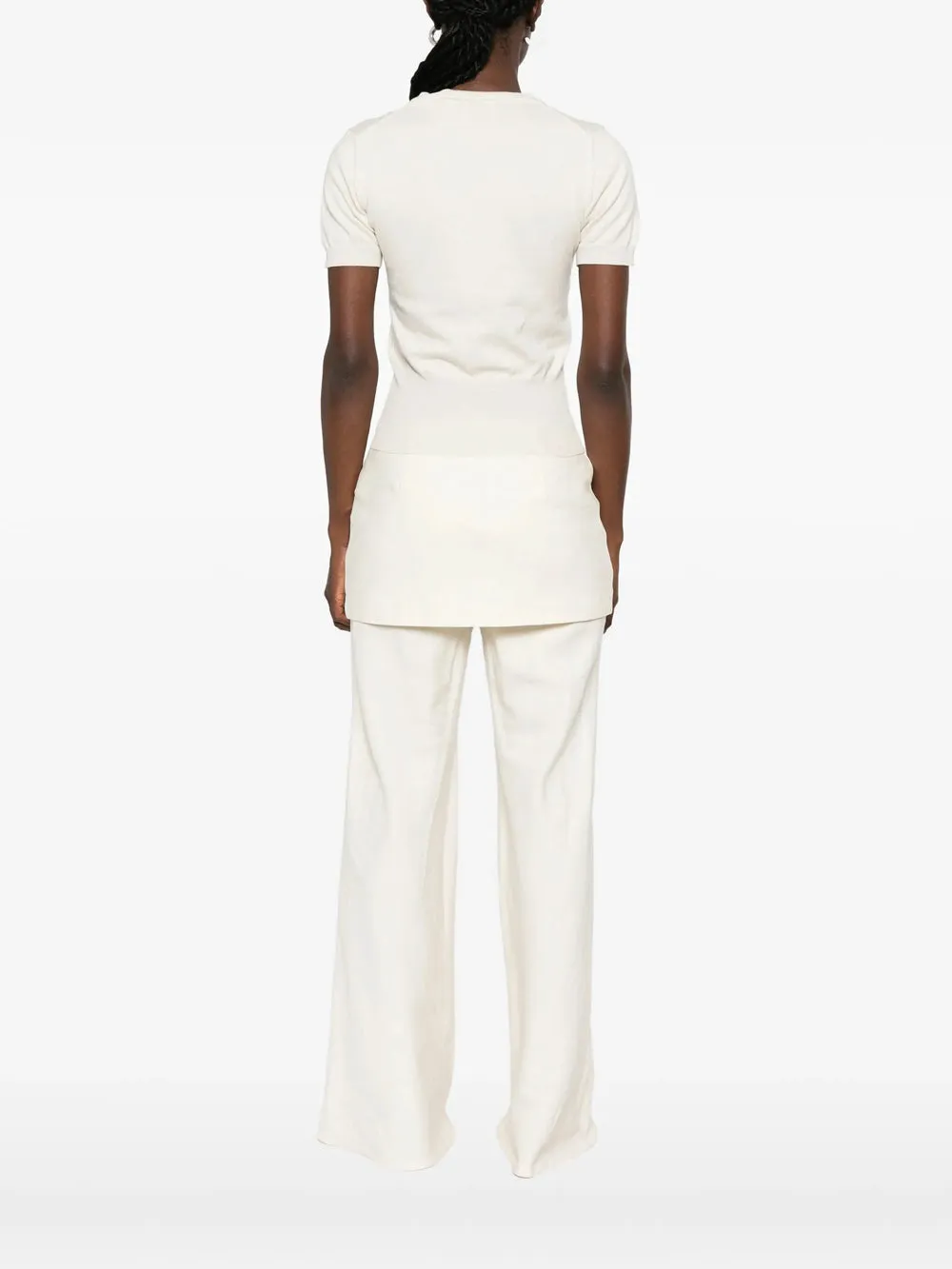 Bea Orb-Embroidered Short-Sleeve Top sold by Wanan Luxury product image thumbnail 3