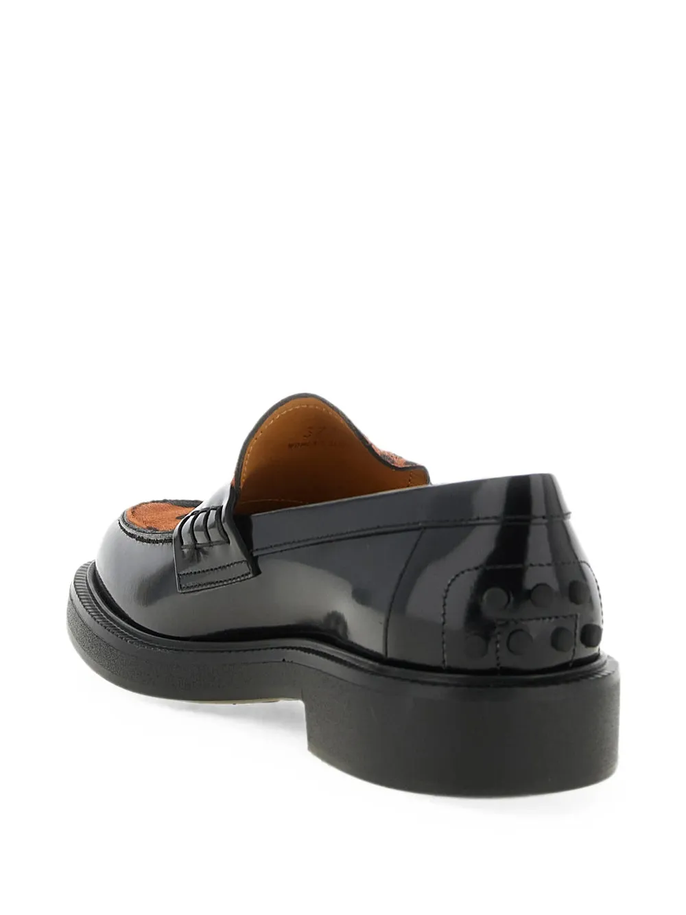 Leather Loafers With Animal-Print Panel sold by Wanan Luxury product image thumbnail 3