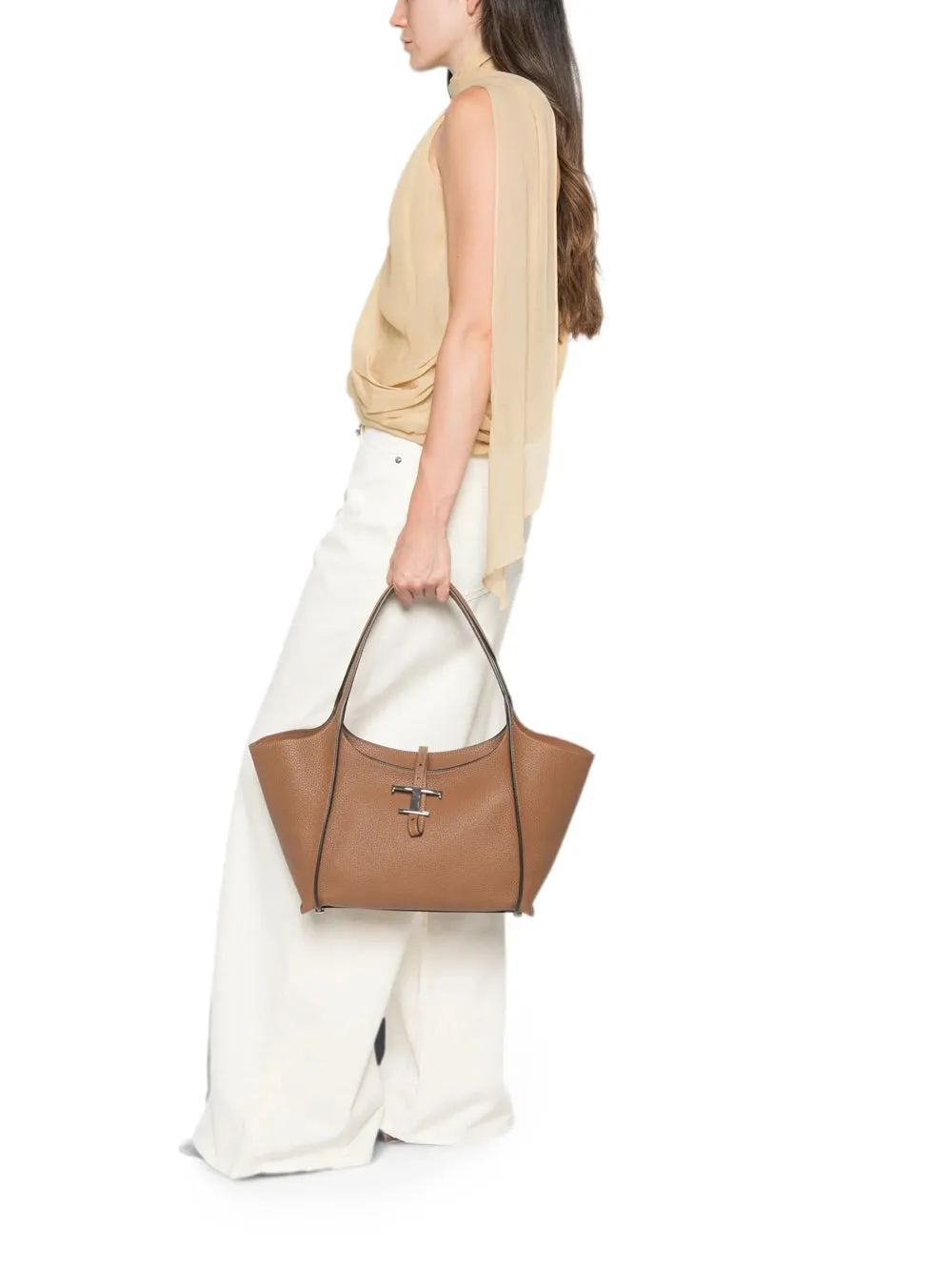 T Timeless Small Leather Shopping Bag sold by Wanan Luxury product image thumbnail 2