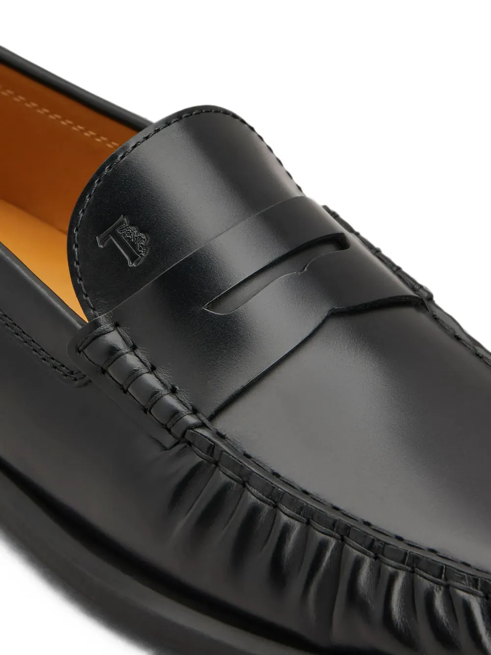 Gathered Penny Loafers With Rubber Sole sold by Wanan Luxury product image thumbnail 4