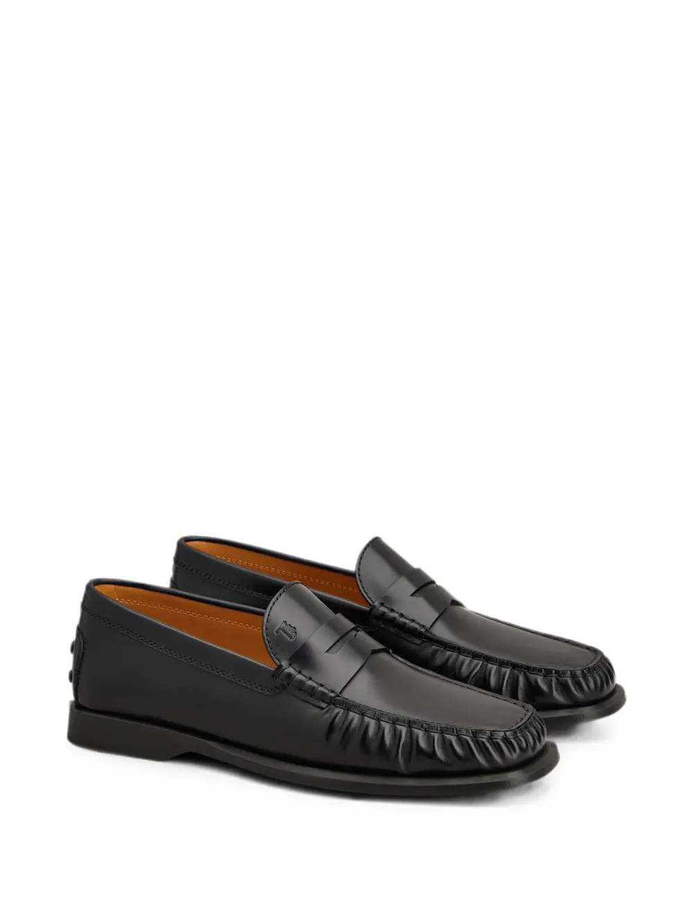 Gathered Penny Loafers With Rubber Sole sold by Wanan Luxury product image thumbnail 2