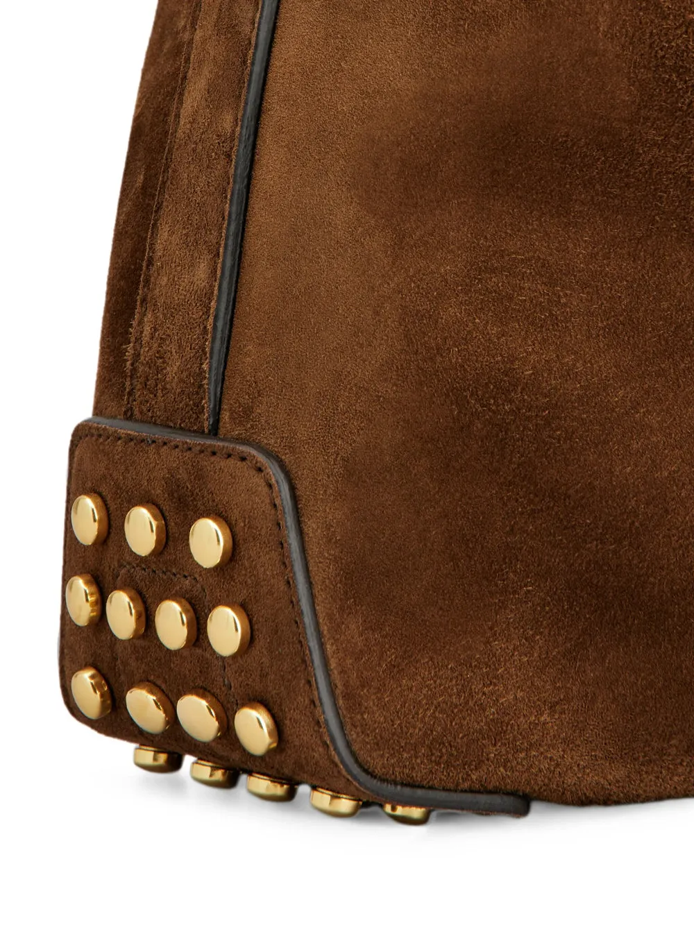 Metal Dots Mini Bag In Suede sold by Wanan Luxury product image thumbnail 5