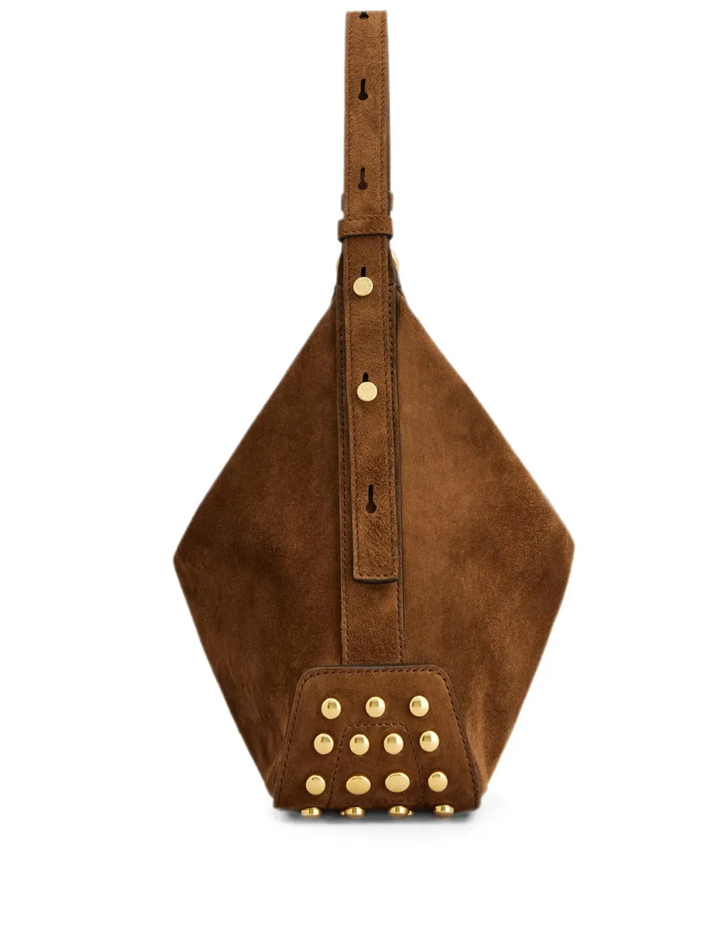 Metal Dots Mini Bag In Suede sold by Wanan Luxury product image thumbnail 3