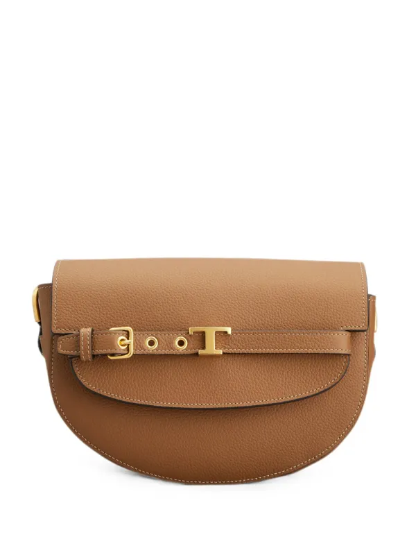 T Signature Mini Leather Shoulder Bag made by Tod's