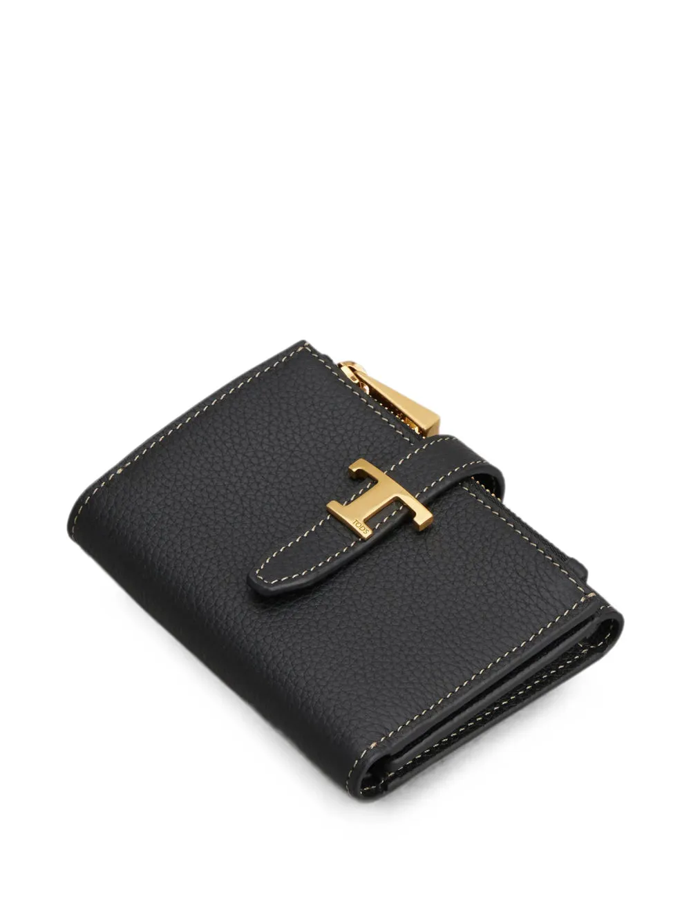 Tri-Fold Leather Wallet With Strap And Mini T Timeless Accessory sold by Wanan Luxury product image thumbnail 4