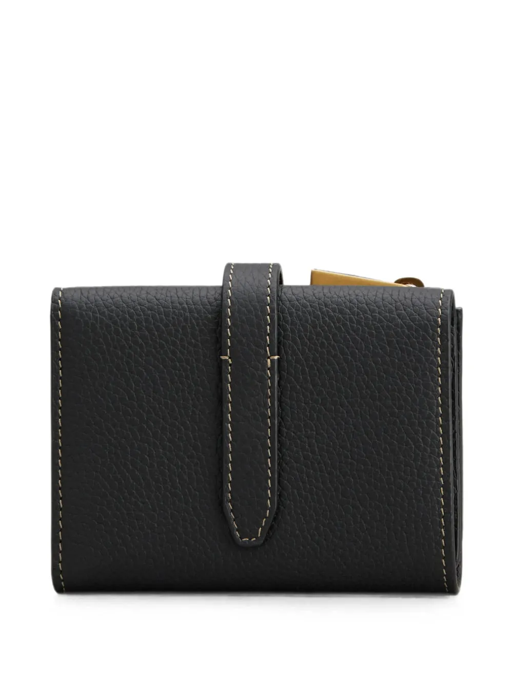 Tri-Fold Leather Wallet With Strap And Mini T Timeless Accessory sold by Wanan Luxury product image thumbnail 2