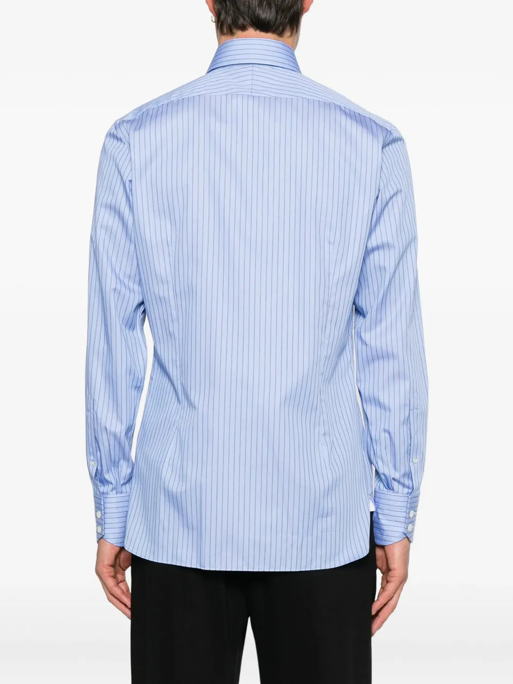 Striped Cotton Shirt sold by Wanan Luxury product image thumbnail 3