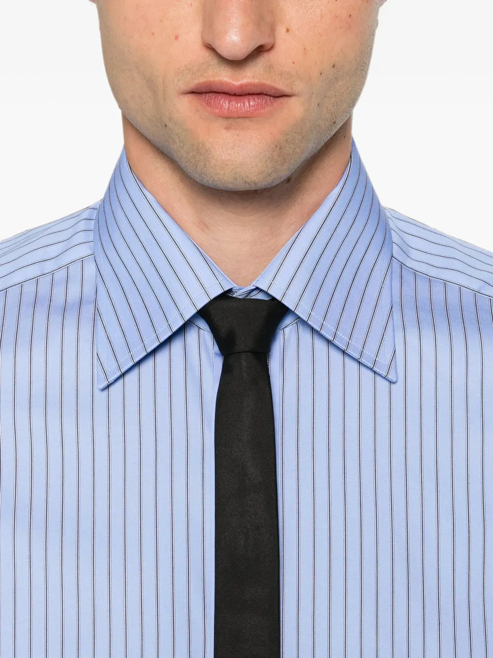 Striped Cotton Shirt sold by Wanan Luxury product image thumbnail 5