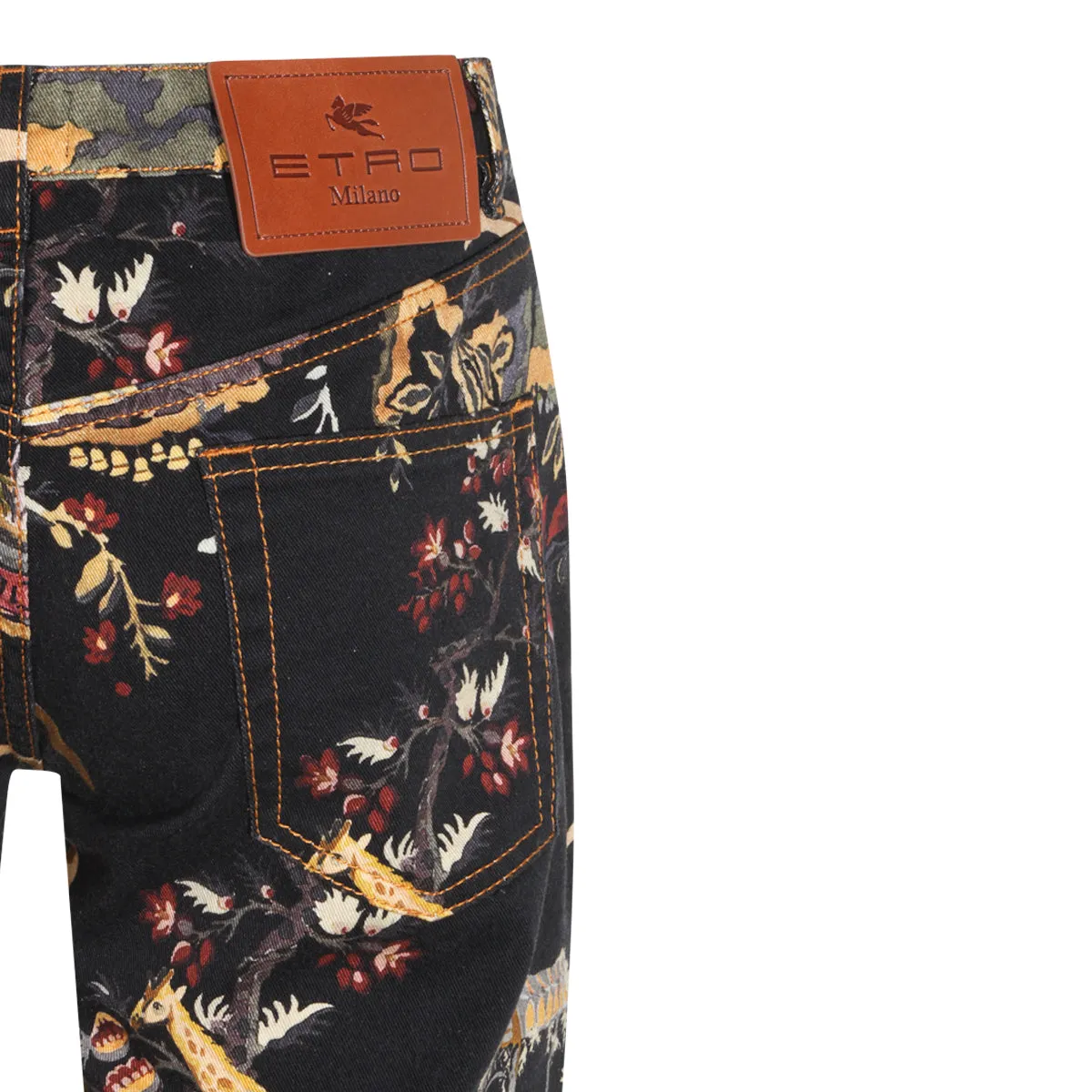 Jeans Black/Bordeaux sold by Wanan Luxury product image thumbnail 3