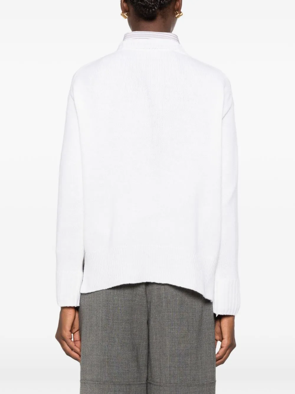 Wool And Cashmere Crewneck Sweater sold by Wanan Luxury product image thumbnail 5