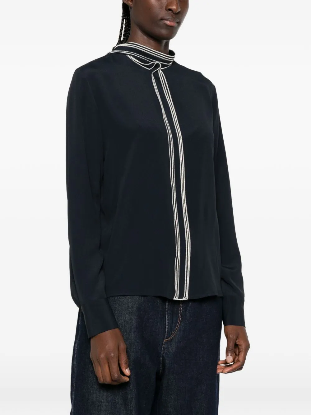 Silk Blend Shirt sold by Wanan Luxury product image thumbnail 3