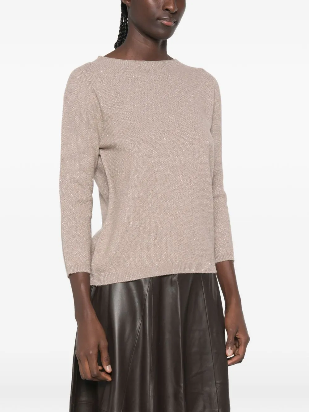 Wool Blend Crewneck Sweater sold by Wanan Luxury product image thumbnail 3