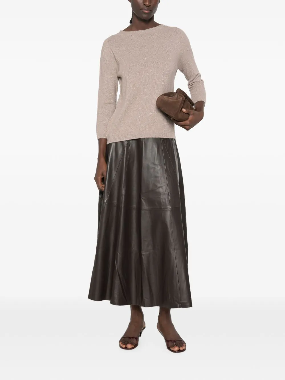 Wool Blend Crewneck Sweater sold by Wanan Luxury product image thumbnail 4