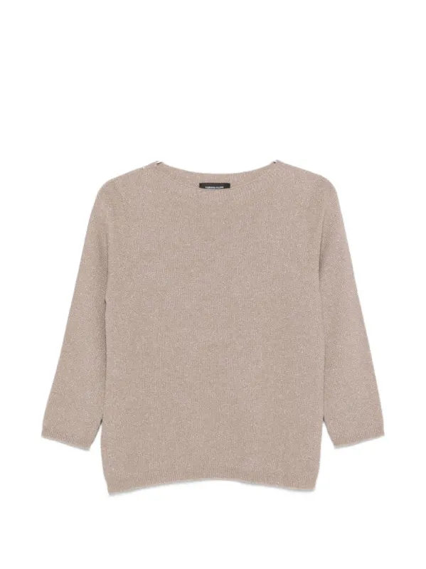 Wool Blend Crewneck Sweater made by Fabiana Filippi