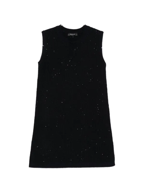 Wool Blend Short Dress made by Fabiana Filippi