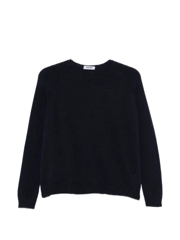 Wool And Cashmere Crewneck Sweater made by BASE Compression