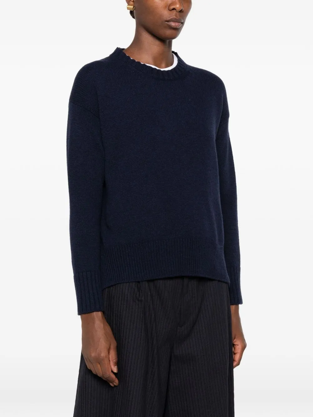 Wool And Cashmere Crewneck Sweater sold by Wanan Luxury product image thumbnail 5