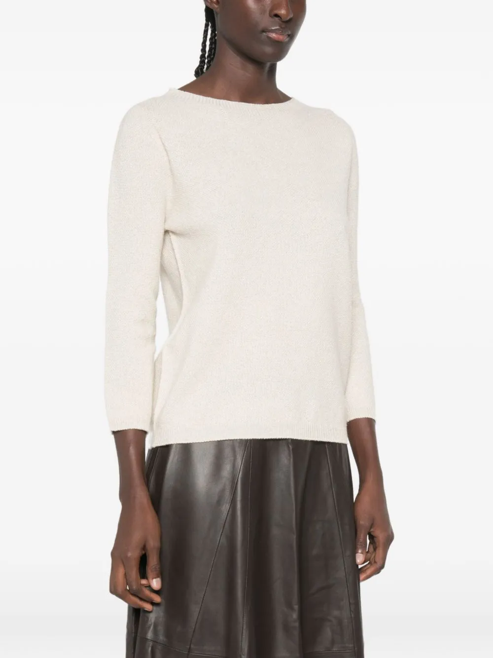 Wool Blend Crewneck Sweater sold by Wanan Luxury product image thumbnail 3