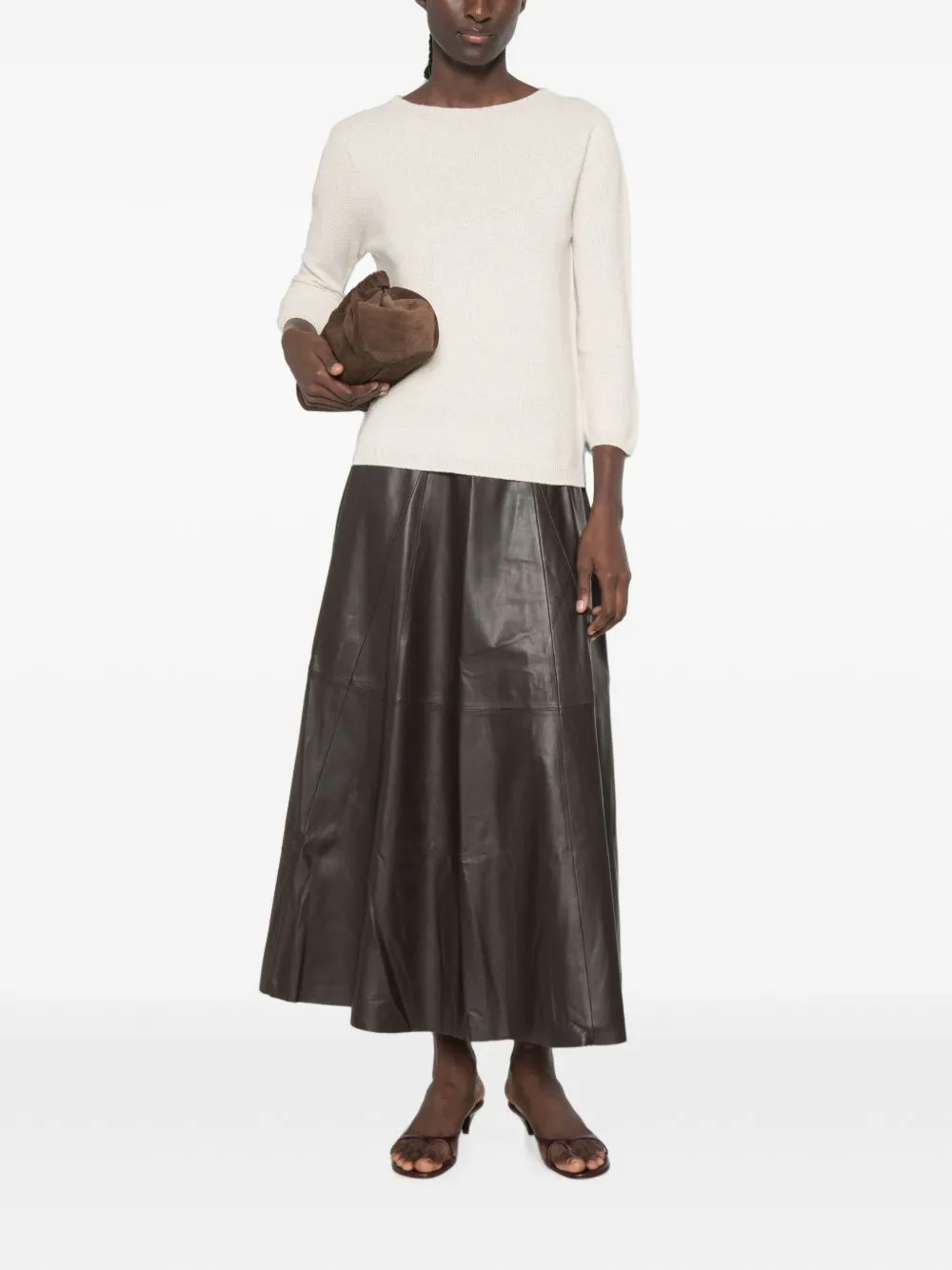 Wool Blend Crewneck Sweater sold by Wanan Luxury product image thumbnail 4