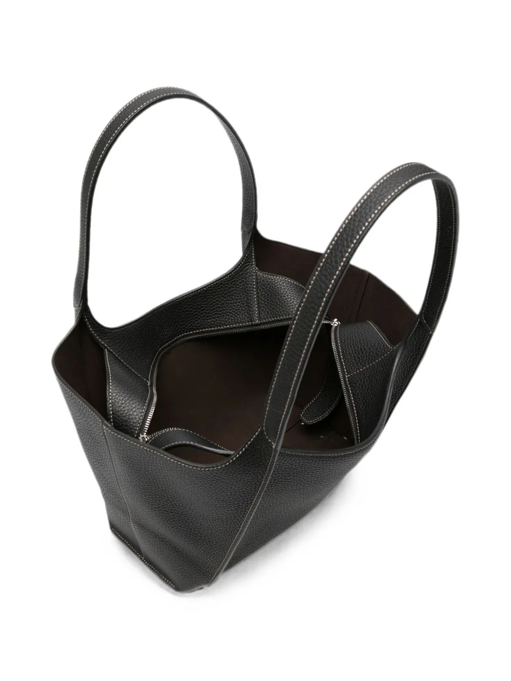 T-Timeless Small Leather Tote Bag sold by Wanan Luxury product image thumbnail 2