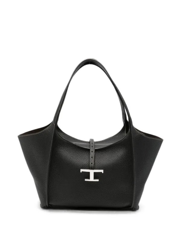 T-Timeless Small Leather Tote Bag made by Tod's
