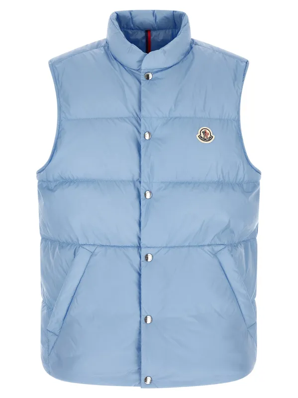 Tuquerouye Gilet Light Blue made by Moncler