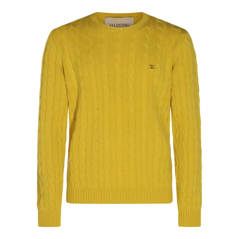 Sweaters Yellow made by Valentino Garavani