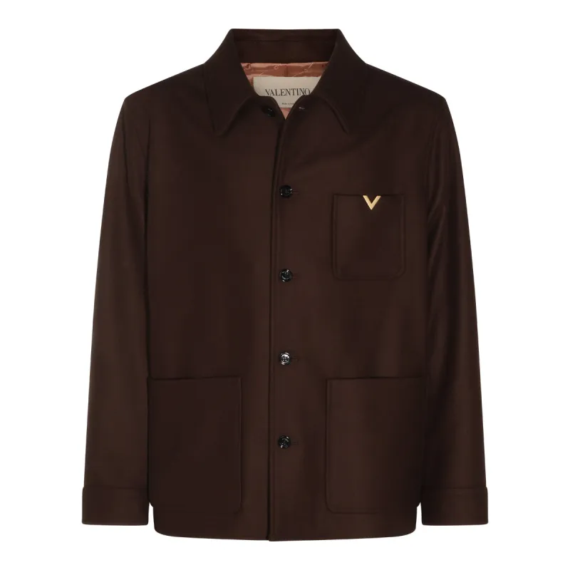 Jackets Brown made by Valentino Garavani