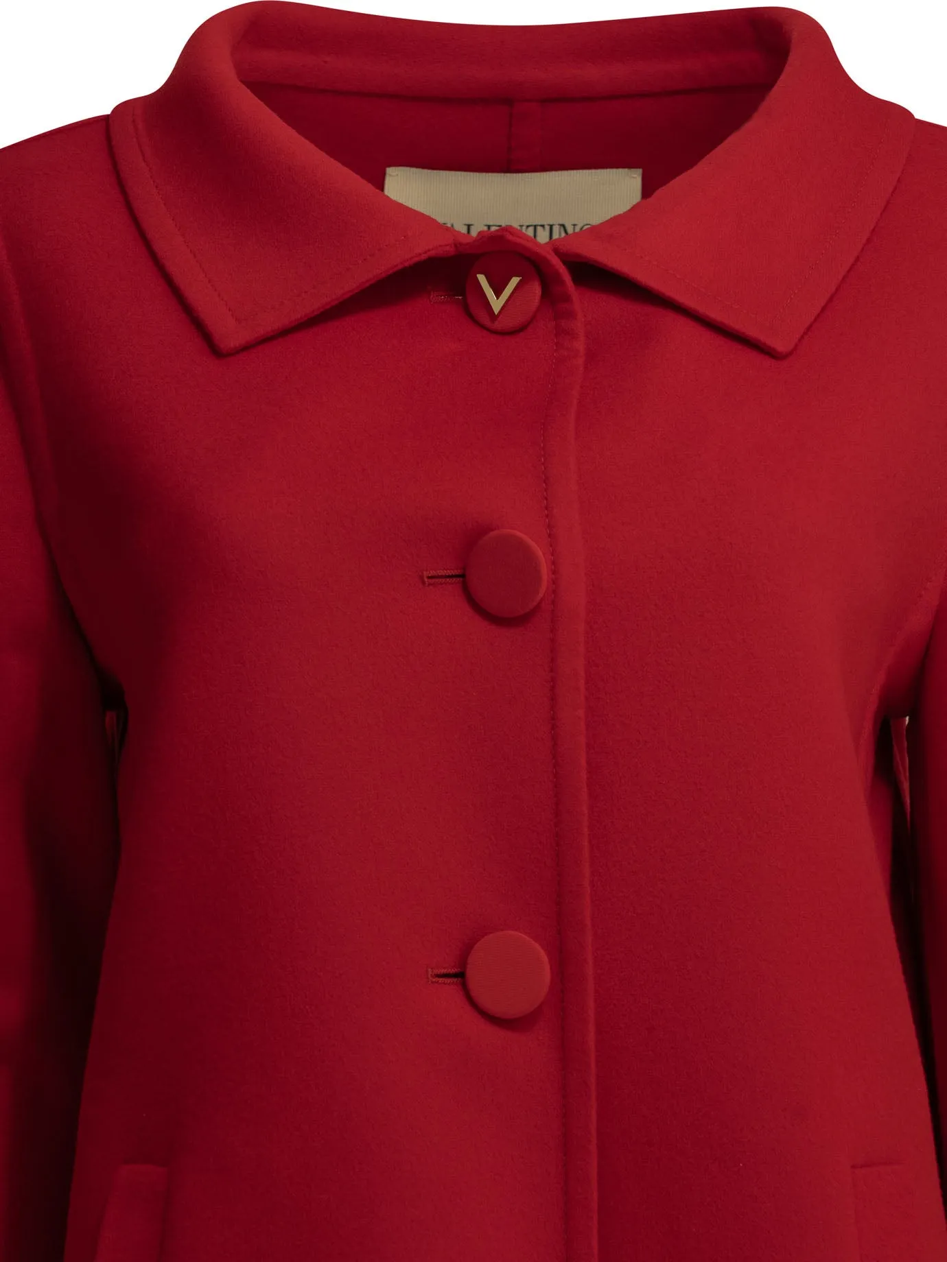 Long Wool And Cashmere Coat Jackets And Coats Red sold by Wanan Luxury product image thumbnail 3