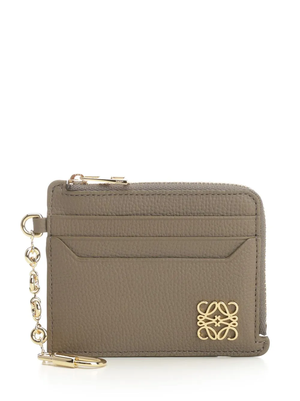 Anagram Square Card Holder Small Leather Goods Beige sold by Wanan Luxury