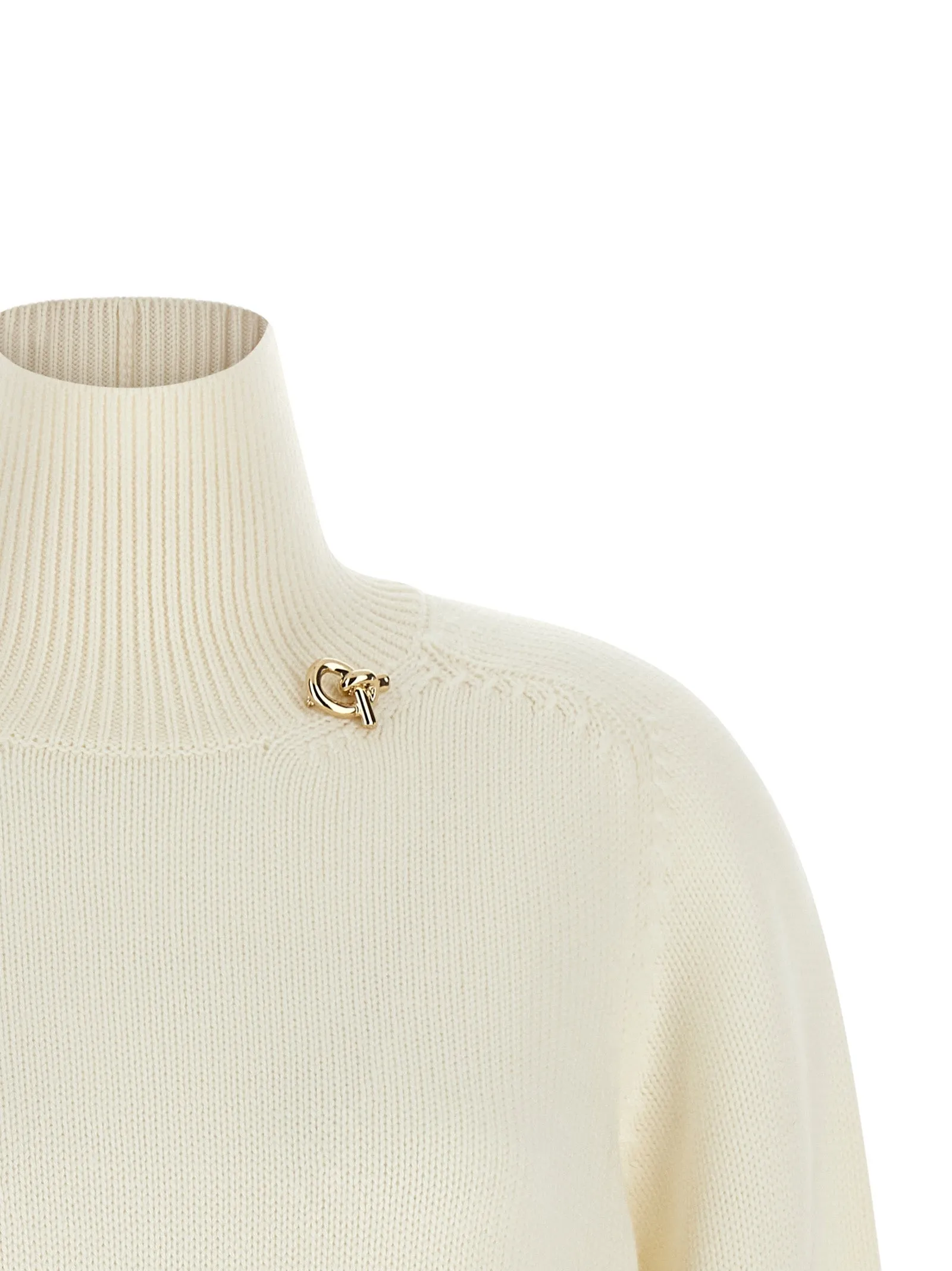 Knot Pin Sweater Sweaters And Cardigans White sold by Wanan Luxury product image thumbnail 3
