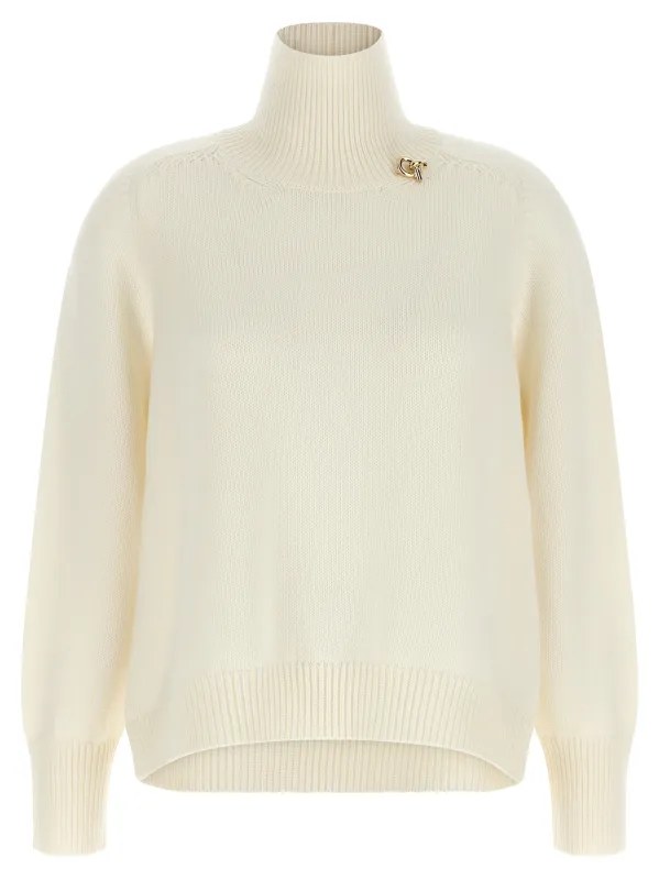 Knot Pin Sweater Sweaters And Cardigans White made by Fabiana Filippi