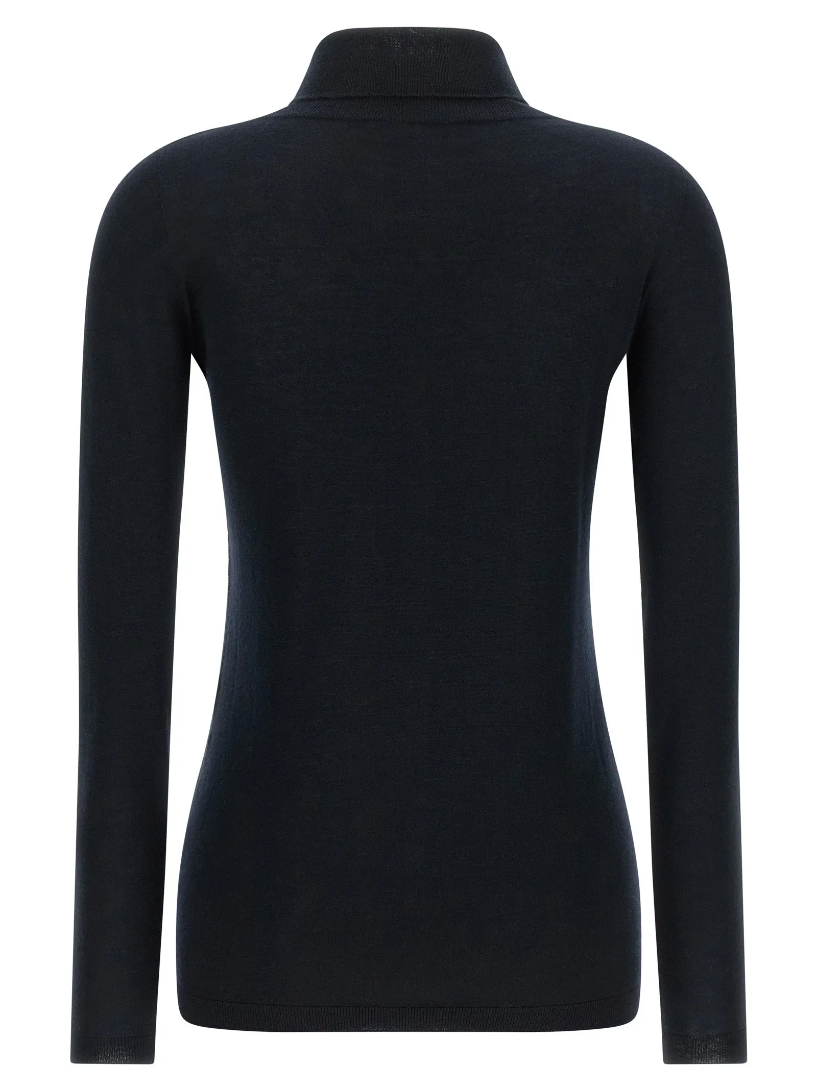 Cashmere And Silk Turtleneck Sweater Sweaters And Cardigans Blue sold by Wanan Luxury product image thumbnail 2