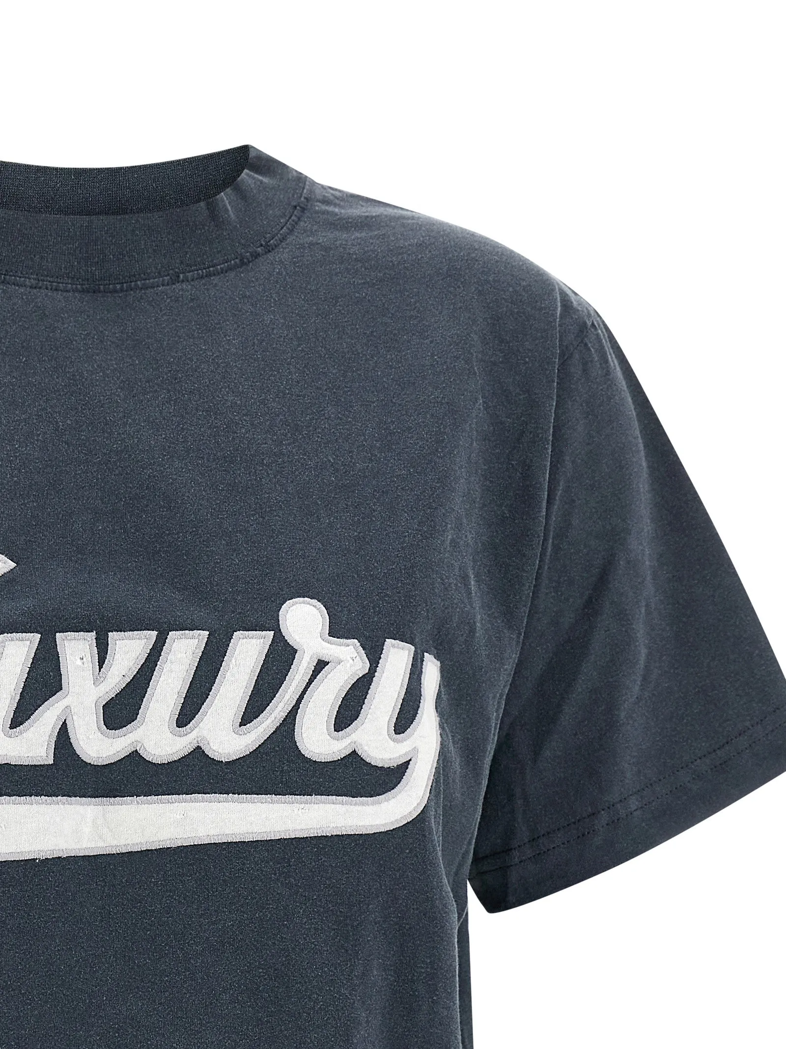 Embroidery T-Shirt Blue sold by Wanan Luxury product image thumbnail 3