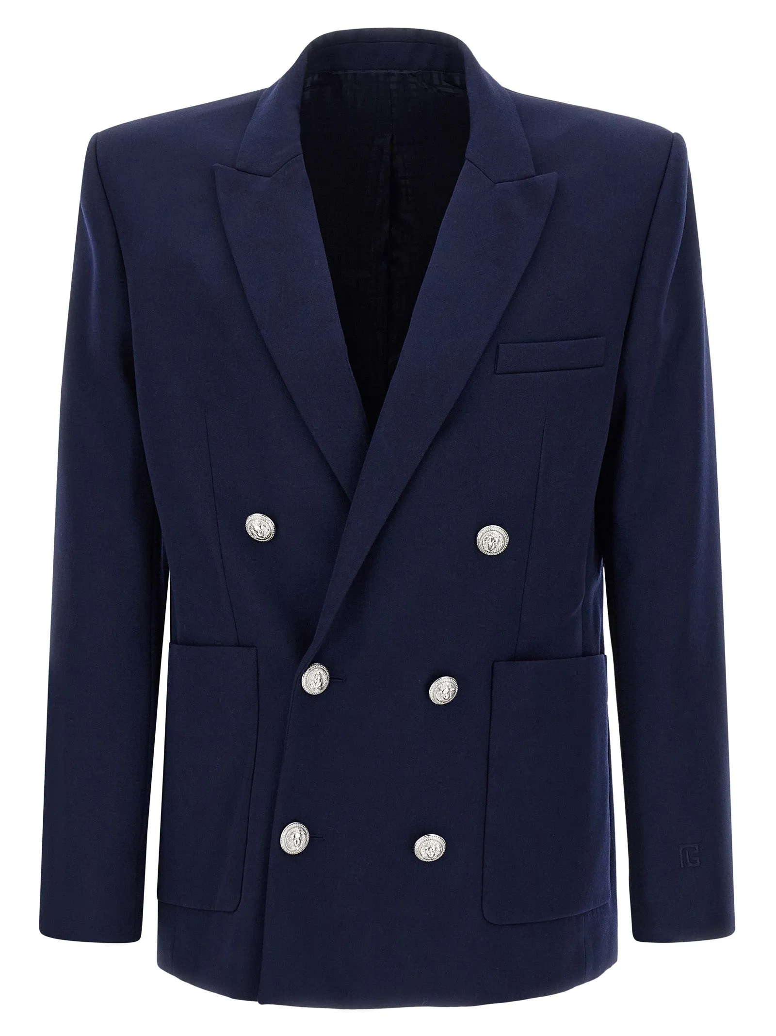 Grain De Poudre Blazer Blue sold by Wanan Luxury