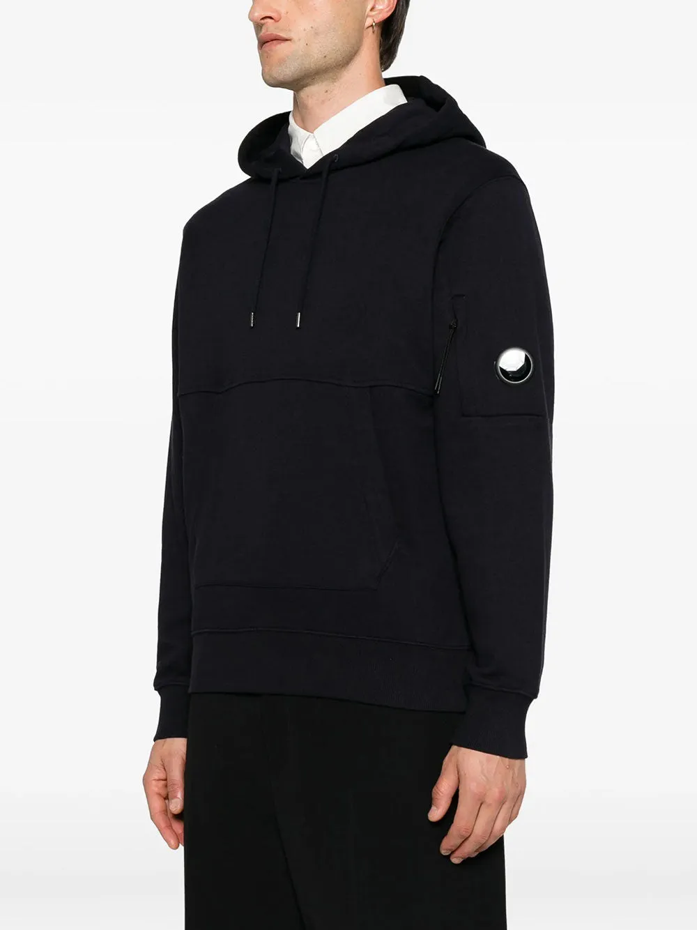 Diagonal Raised Fleece Hooded Lens Sweatshirt sold by Wanan Luxury product image thumbnail 5