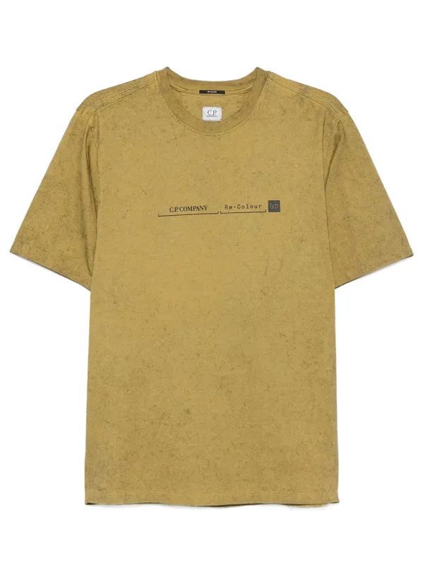 Mercerized Jersey Logo-Print T-Shirt made by C.P. Company