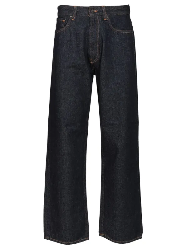 Wide-Leg Jeans Blue made by Emporio Armani