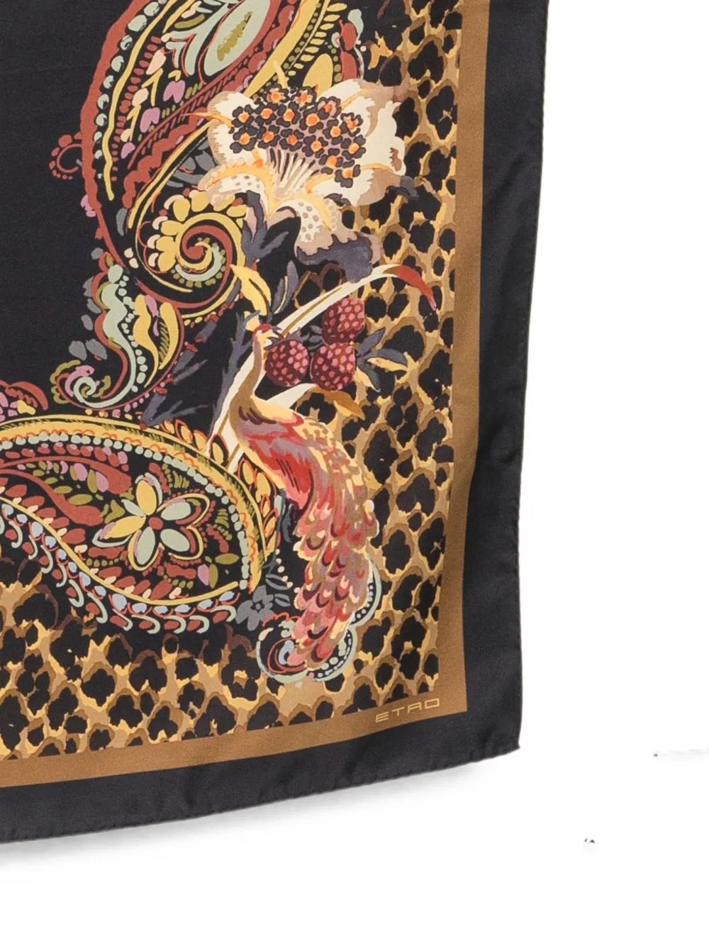 Printed Silk Foulard sold by Wanan Luxury product image thumbnail 3