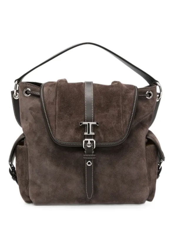 T Timless Mini Leather Backpack made by Tod's