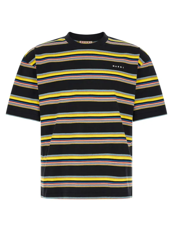 Striped T-Shirt Multicolor made by Marni