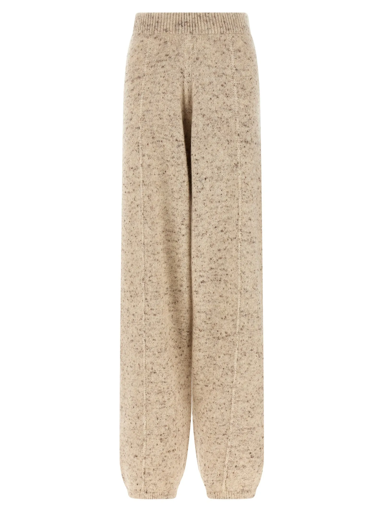 Buttoned Yarn Pants Beige sold by Wanan Luxury