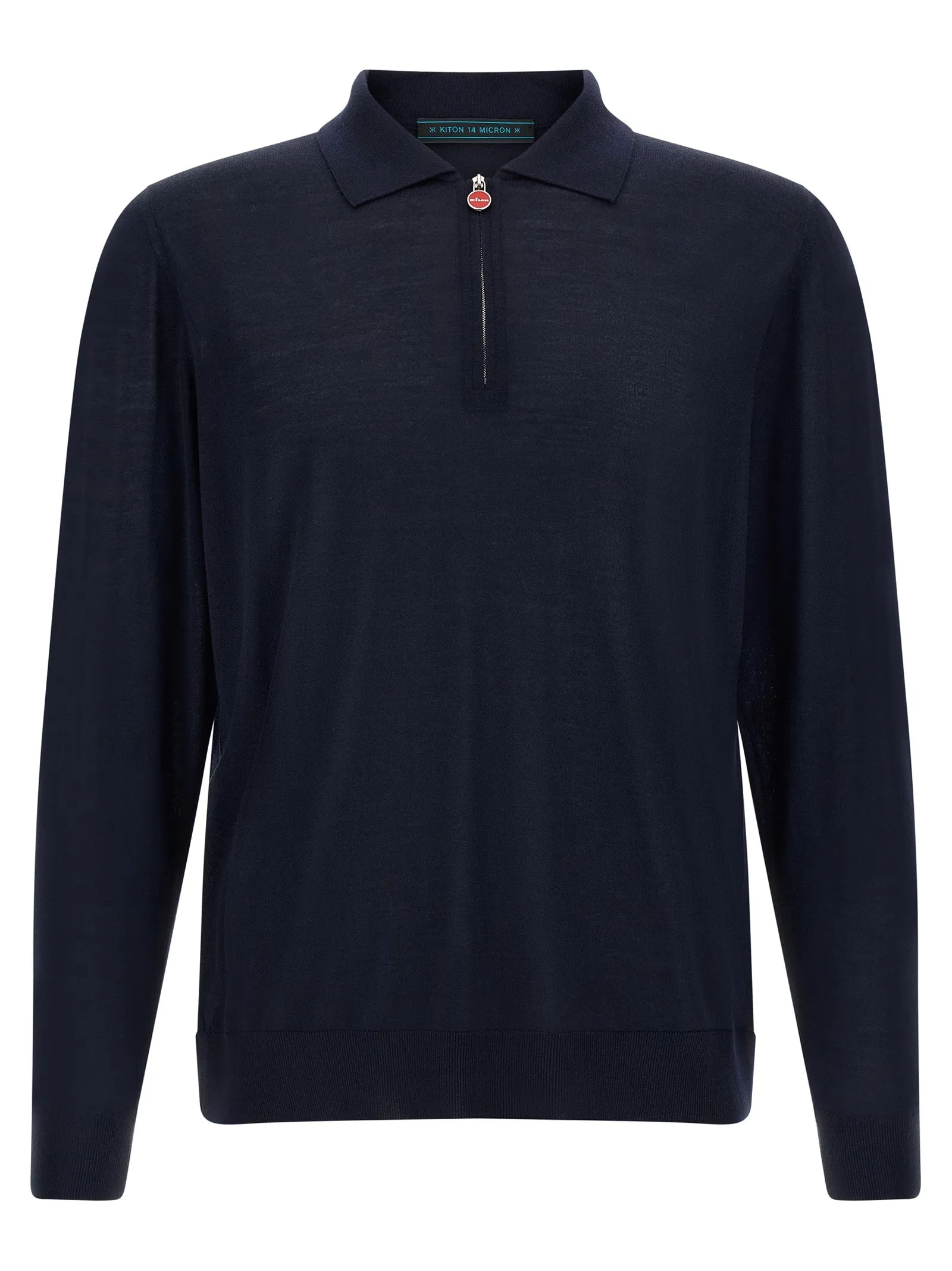 Wool Shirt 14 Microns Polo Blue sold by Wanan Luxury