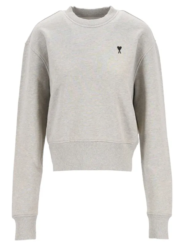 Crewneck Sweatshirt Grey made by Ami