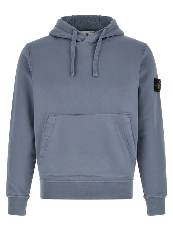 6100062 Sweatshirt Light Blue made by Stone Island