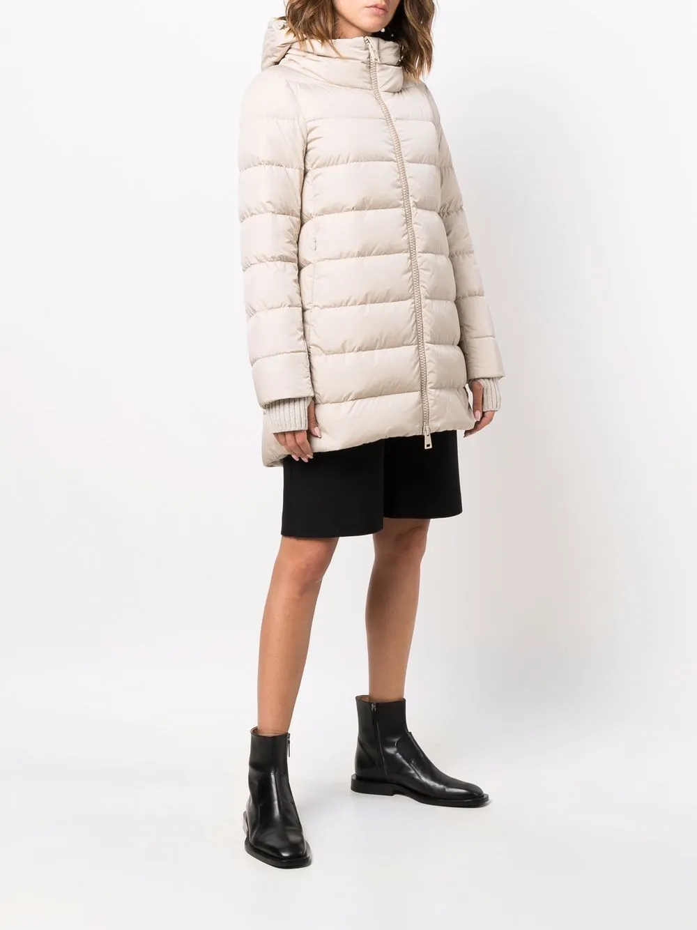 A-Shape Midi Down Jacket sold by Wanan Luxury product image thumbnail 4