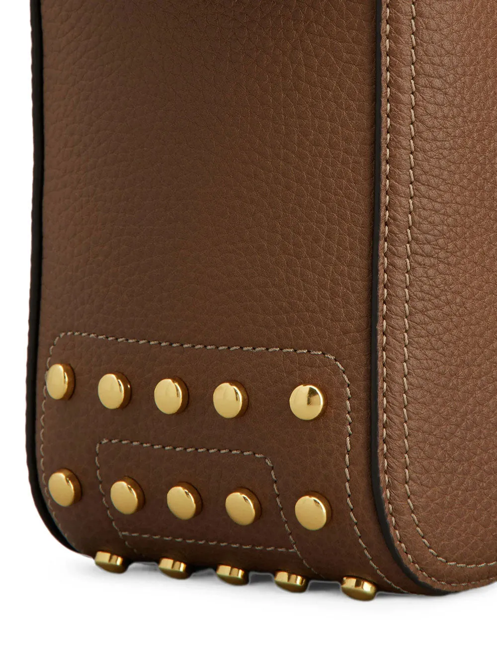 Metal Dots Shoulder Bag In Leather Mini sold by Wanan Luxury product image thumbnail 4